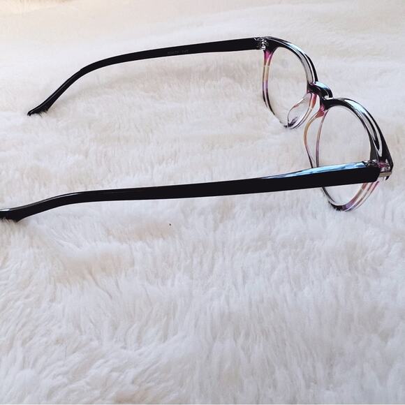 Zoe Black Multi-Color Round Reader Glasses - Picture 5 of 11